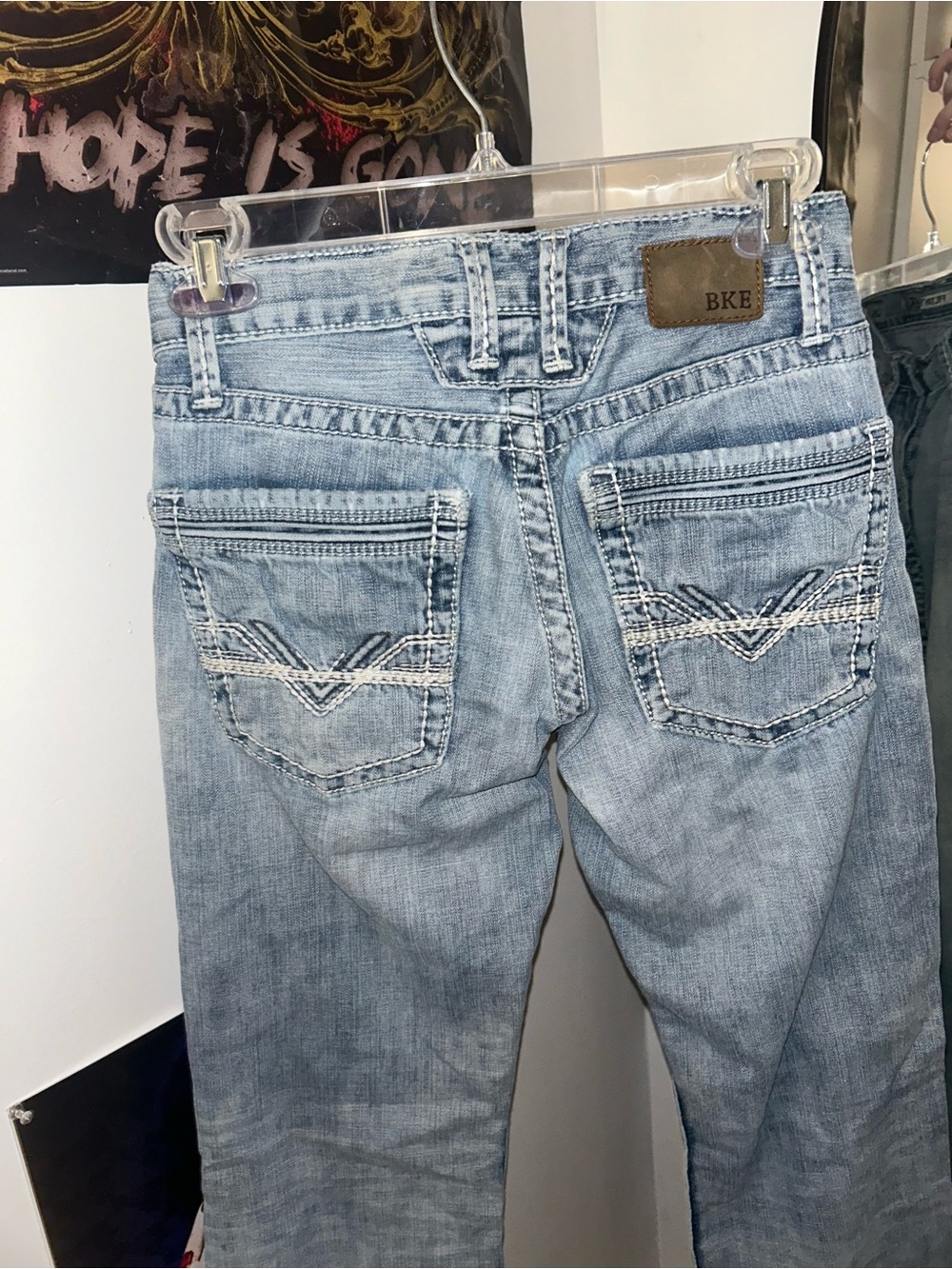 Y2k Low Rise BKE Bootcut Light Wash Denim Jeans